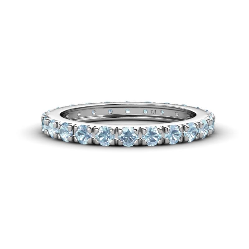 Gracie 1.10 ctw Aquamarine (2.70 mm) Women Eternity Band 
