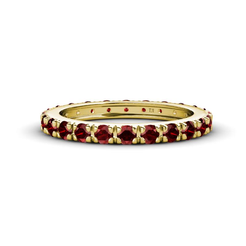 Gracie 1.68 ctw Red Garnet (2.70 mm) Women Eternity Band 