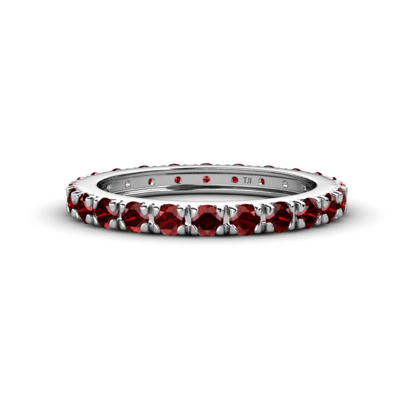 Gracie 1.68 ctw Red Garnet (2.70 mm) Women Eternity Band 