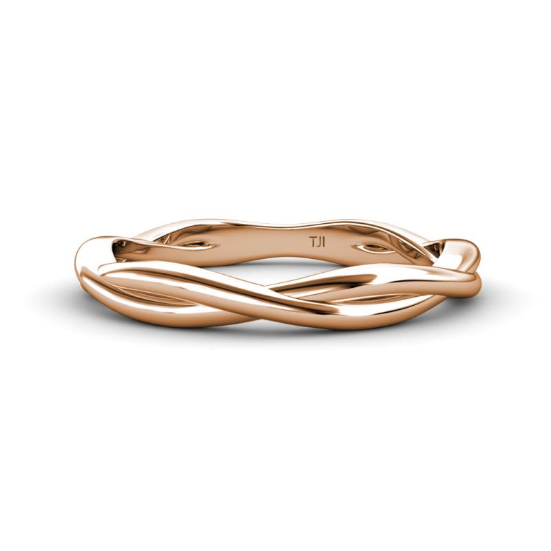 Marie High Pollish Infinity Wedding Band 