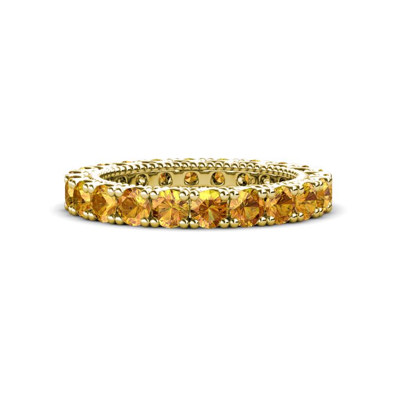 Ellen 3.00 mm Citrine Eternity Band 