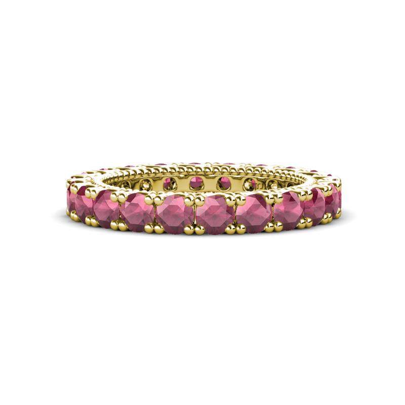 Ellen 3.00 mm Rhodolite Garnet Eternity Band 