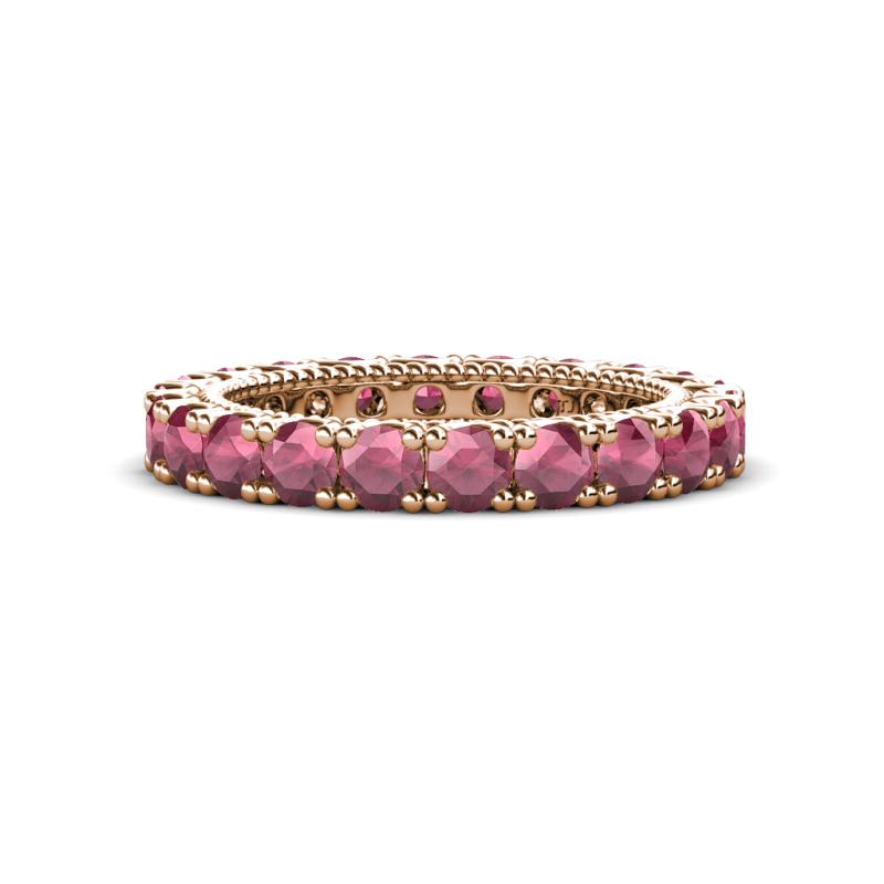 Ellen 3.00 mm Rhodolite Garnet Eternity Band 