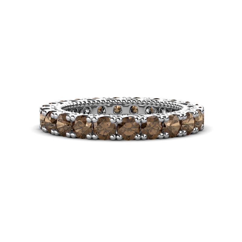 Ellen 3.00 mm Smoky Quartz Eternity Band 