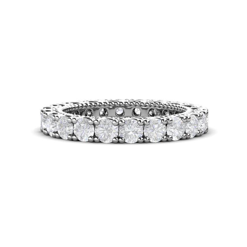 Ellen 3.00 mm White Sapphire Eternity Band 