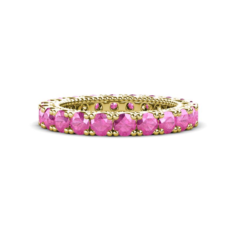 Ellen 3.00 mm Pink Sapphire Eternity Band 