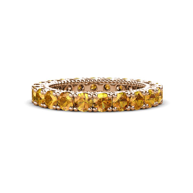 Ellen 3.00 mm Citrine Eternity Band 