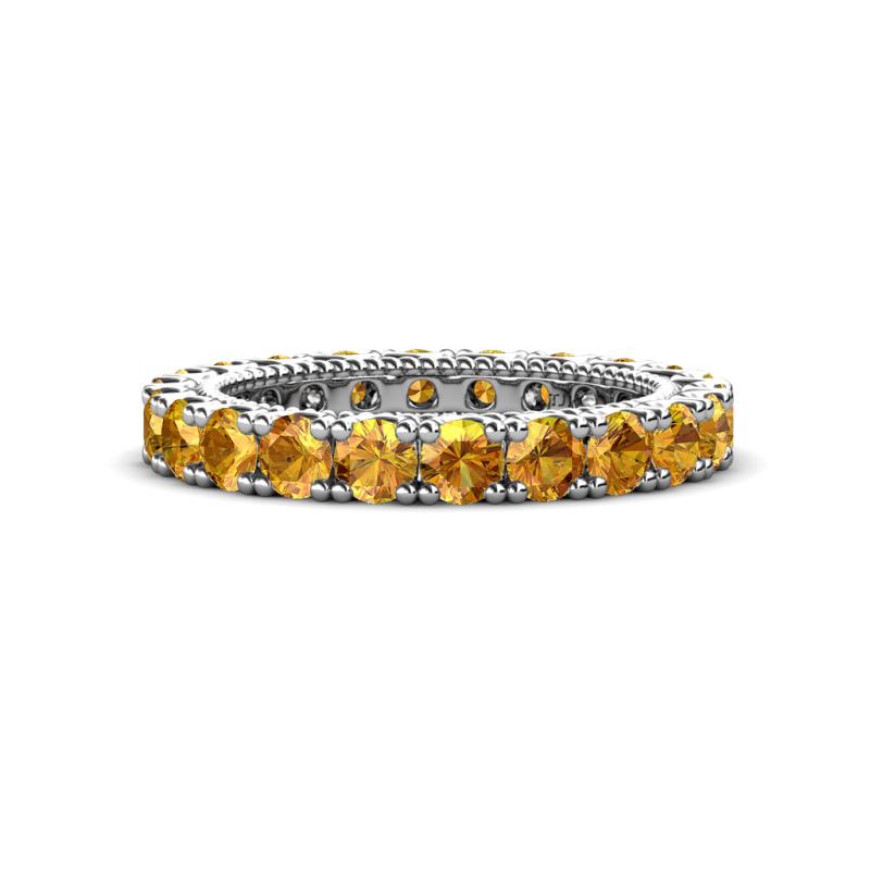 Ellen 3.00 mm Citrine Eternity Band 