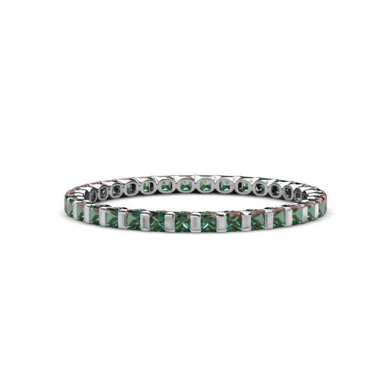 Clarissa 2.00 mm Princess Cut Lab Created Alexandrite Eternity Band 