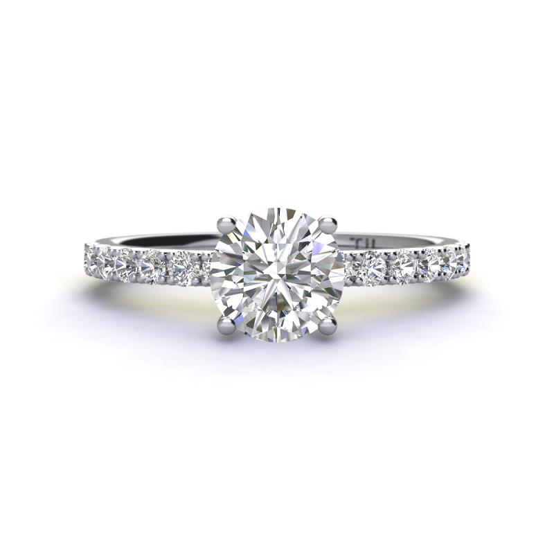 Lillian Desire 6.50 mm Round Diamond Engagement Ring 