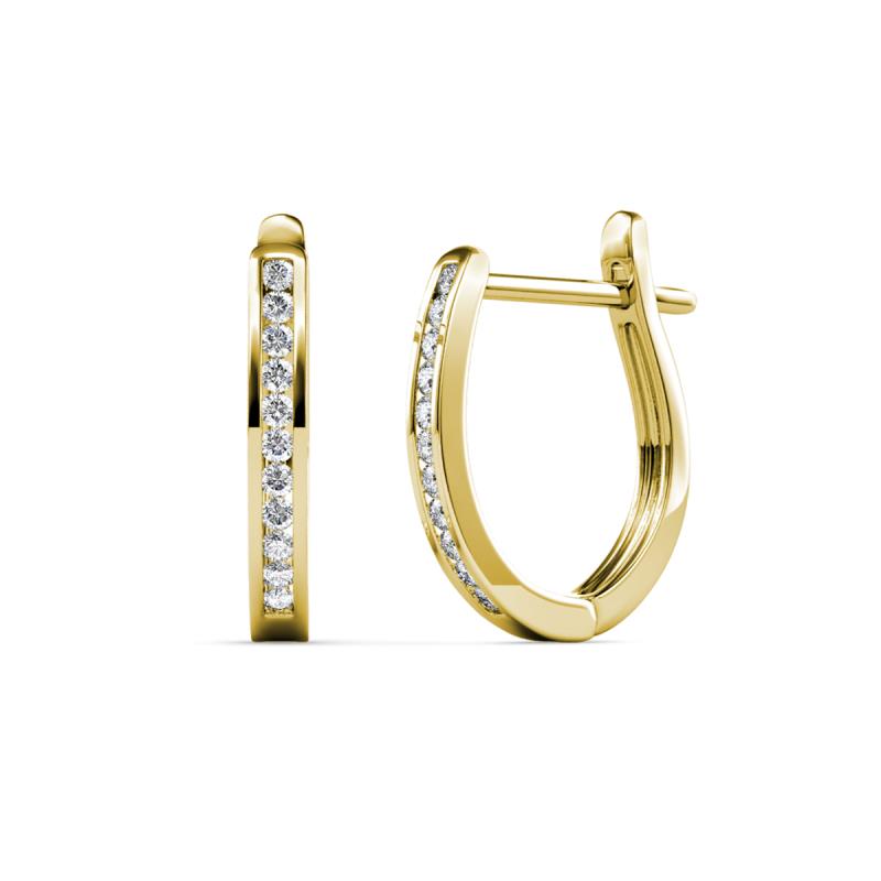Eva 1/4 ctw Diamond Huggies Hoop Earrings 