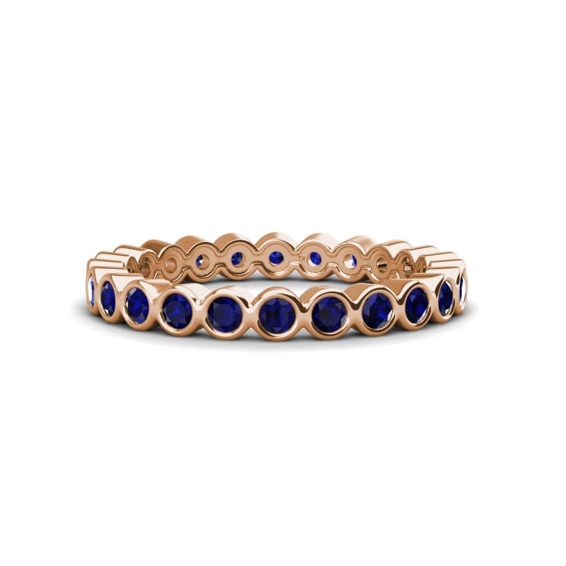 Zhuri 2.40 mm Blue Sapphire Eternity Band 