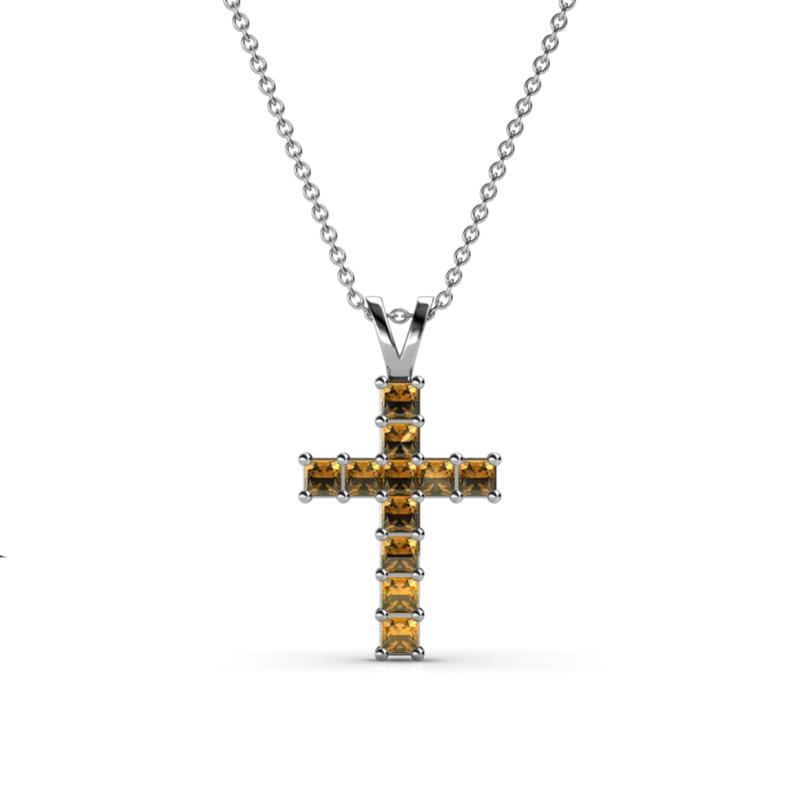 Ethel Citrine Cross Pendant 