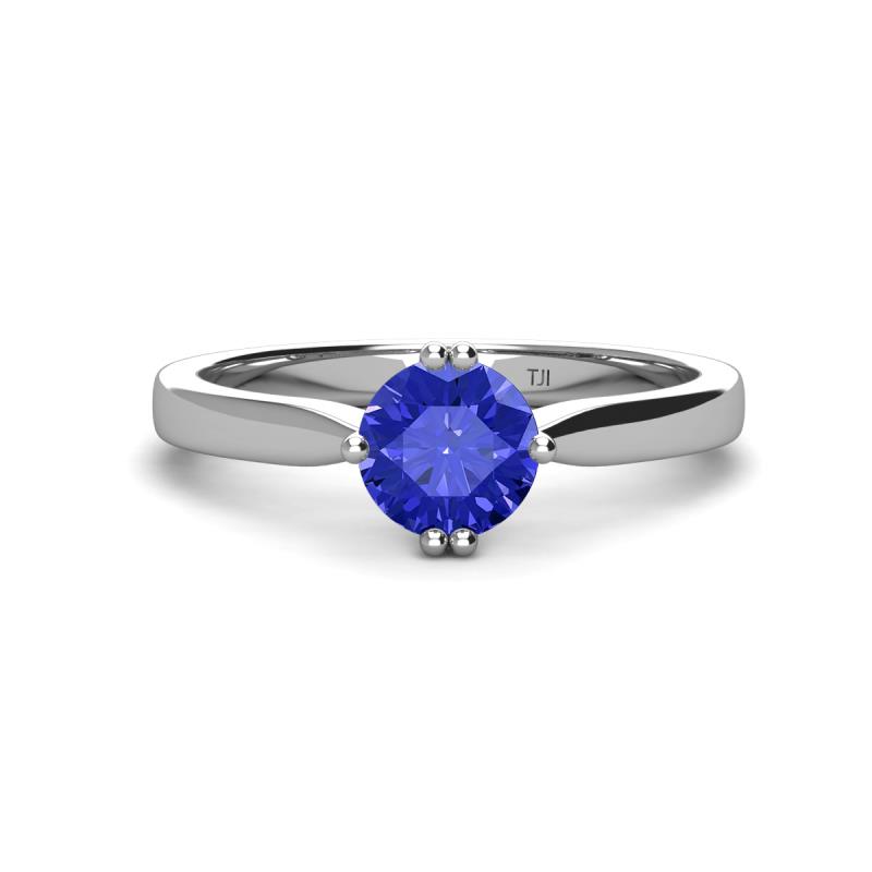 Isla 6.50 mm Round Tanzanite Solitaire Engagement Ring  