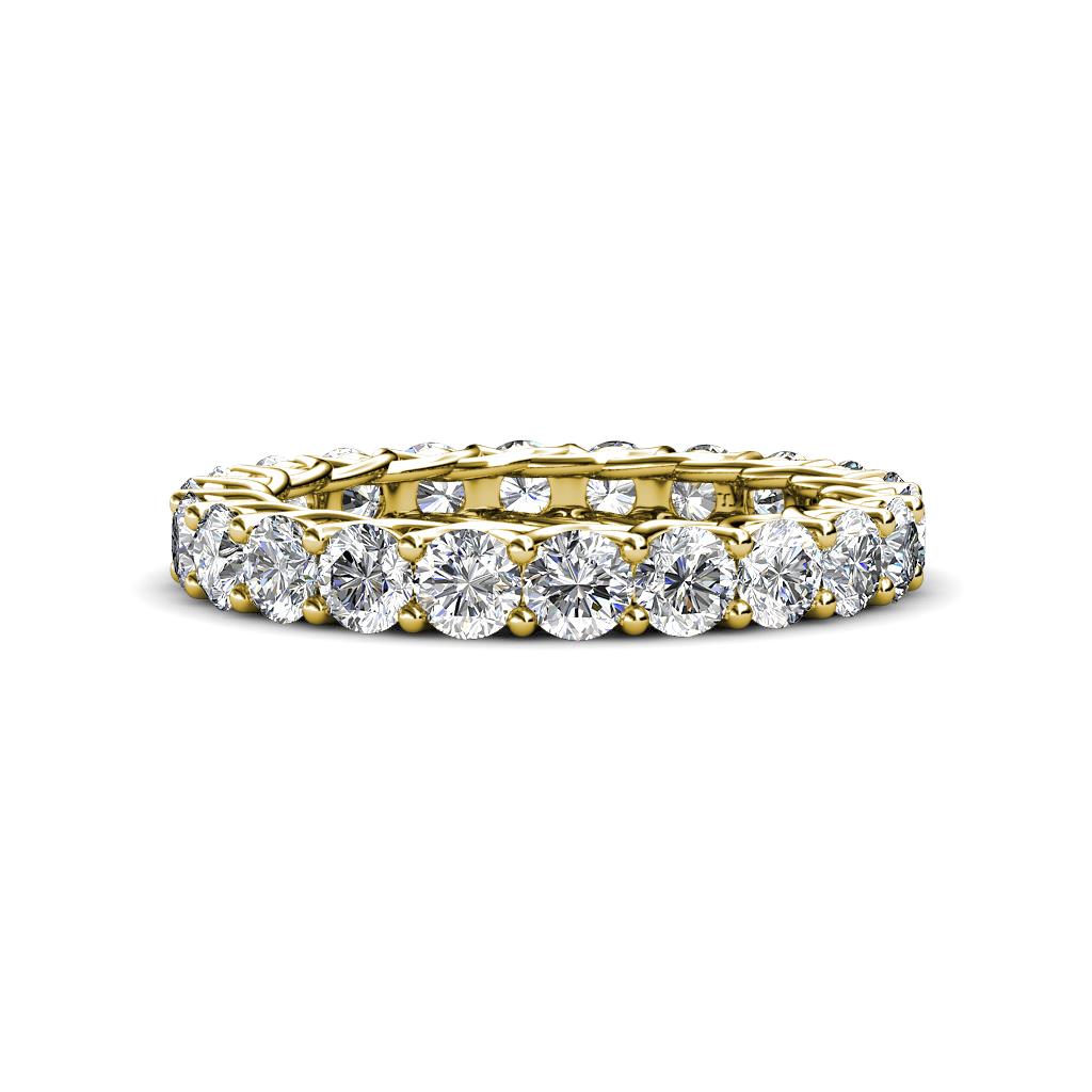 Lucida 3.40 mm Round Lab Grown Diamond U Prong Eternity Band 