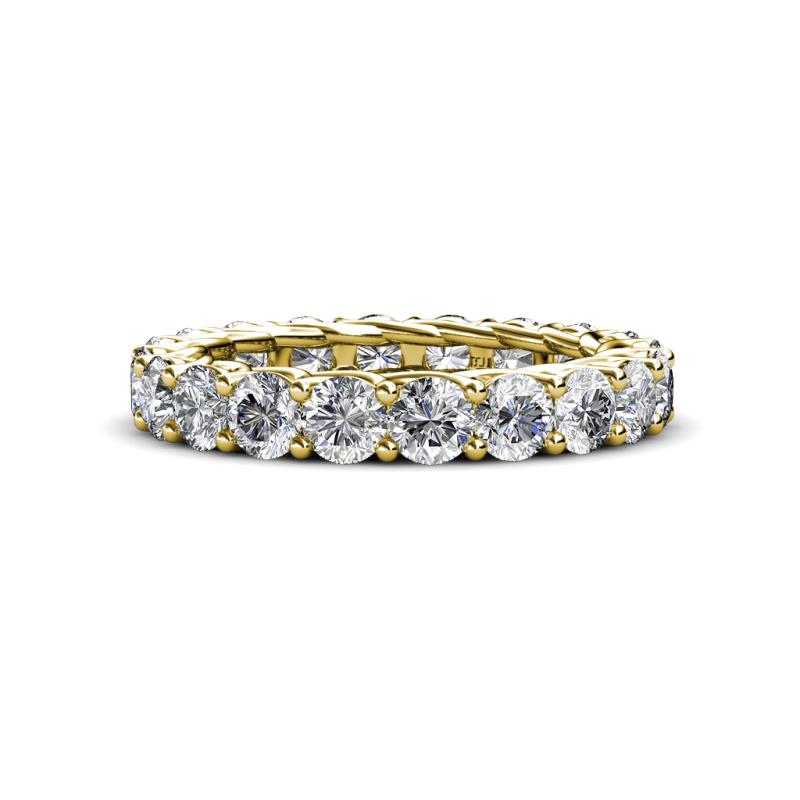 Lucida 4.20 mm Round Lab Grown Diamond U Prong Eternity Band 