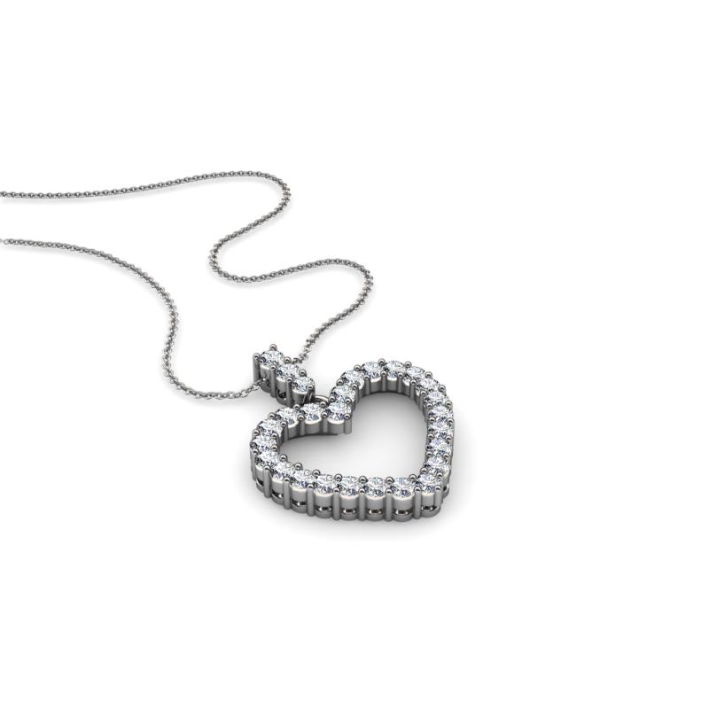 Zylah Diamond Heart Pendant 