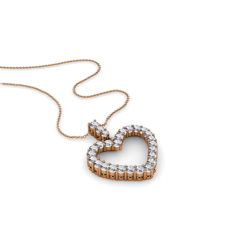 Zylah Diamond Heart Pendant 