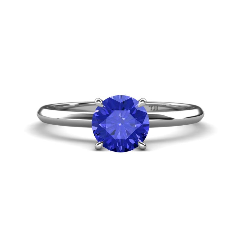 Elodie 6.50 mm Round Tanzanite Solitaire Engagement Ring 