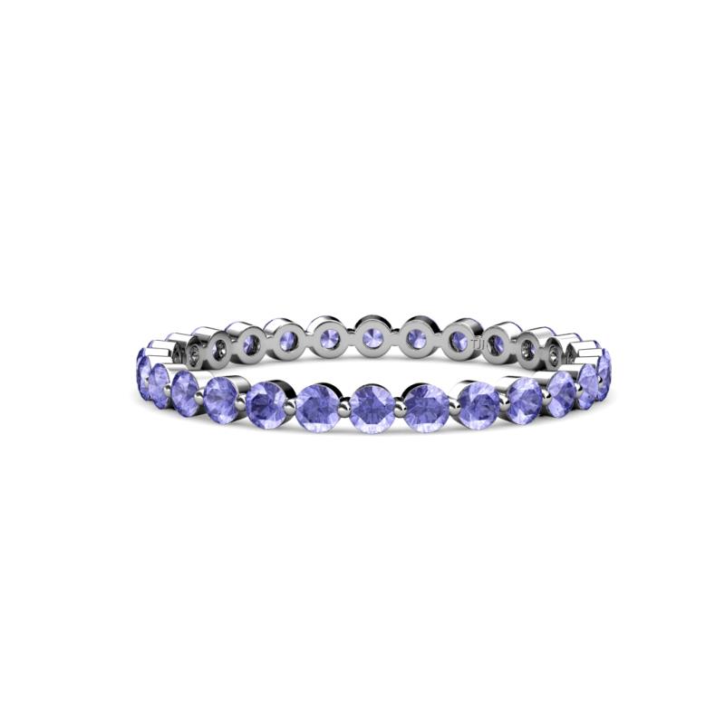 Valerie 2.40 mm Tanzanite Eternity Band 