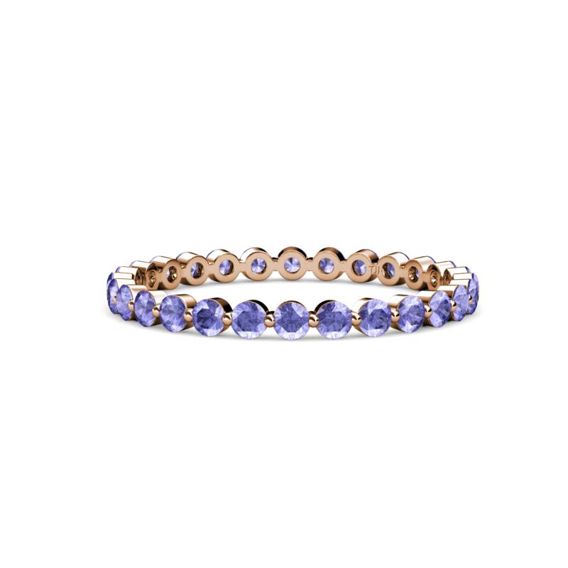 Valerie 2.40 mm Tanzanite Eternity Band 