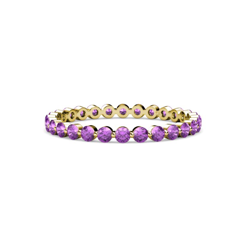 Valerie 2.40 mm Amethyst Eternity Band 