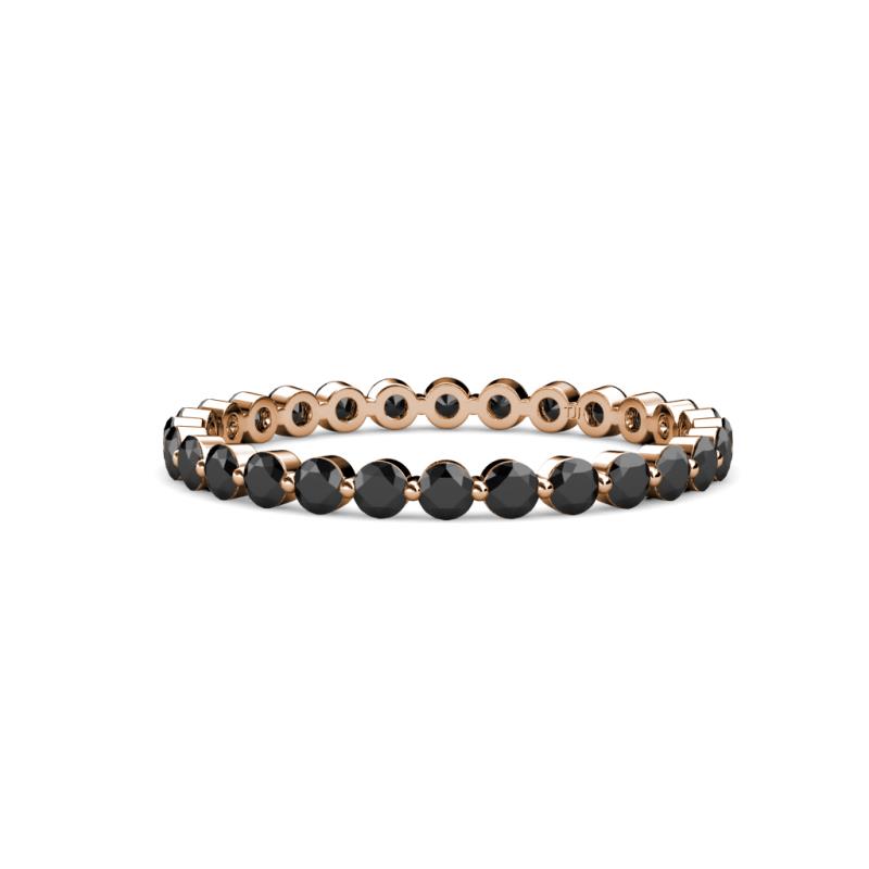 Valerie 2.40 mm Black Diamond Eternity Band 
