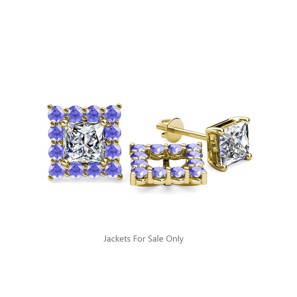 Serena Tanzanite Jacket Earrings 