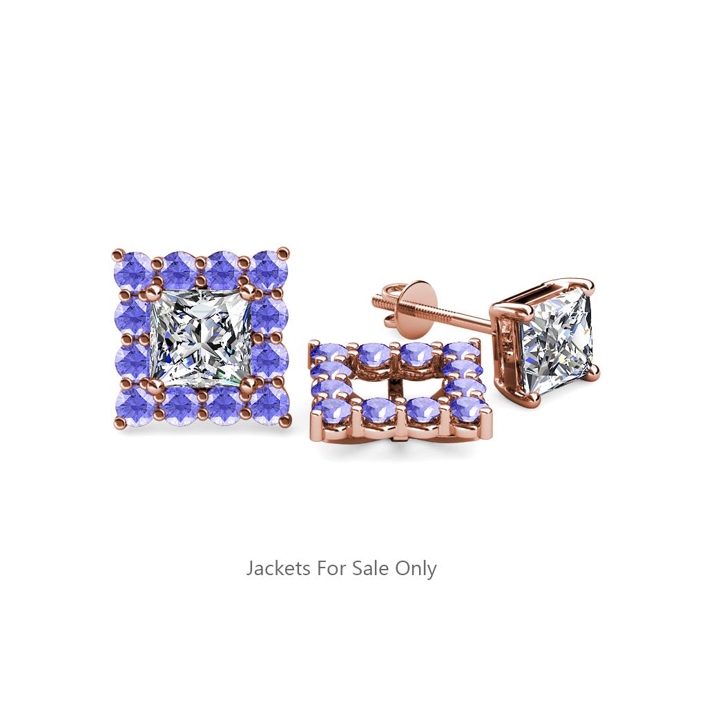 Serena Tanzanite Jacket Earrings 