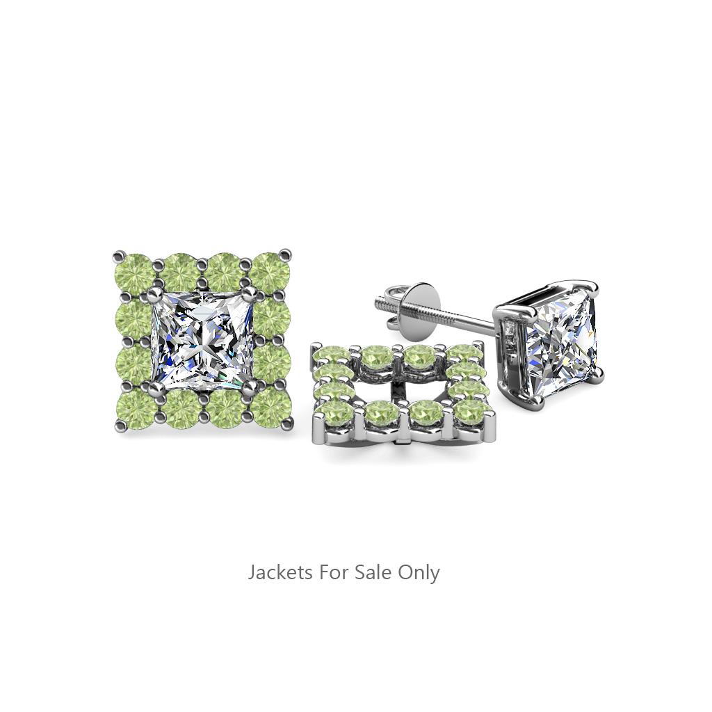 Serena Peridot Jacket Earrings 