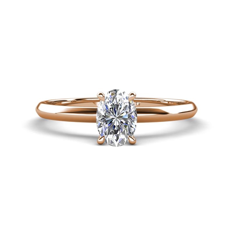 Elodie 0.70 ct IGI Certified Lab Grown Diamond Oval Cut (7x5 mm) Solitaire Engagement Ring 