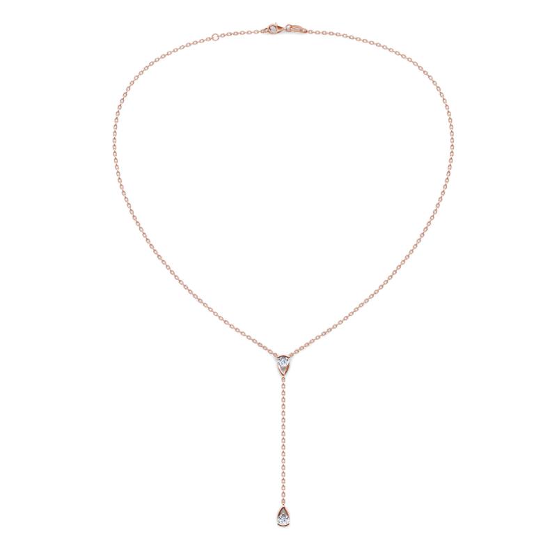 Twila 0.30 ctw Diamond (3.50 mm) Women Lariat Necklace 