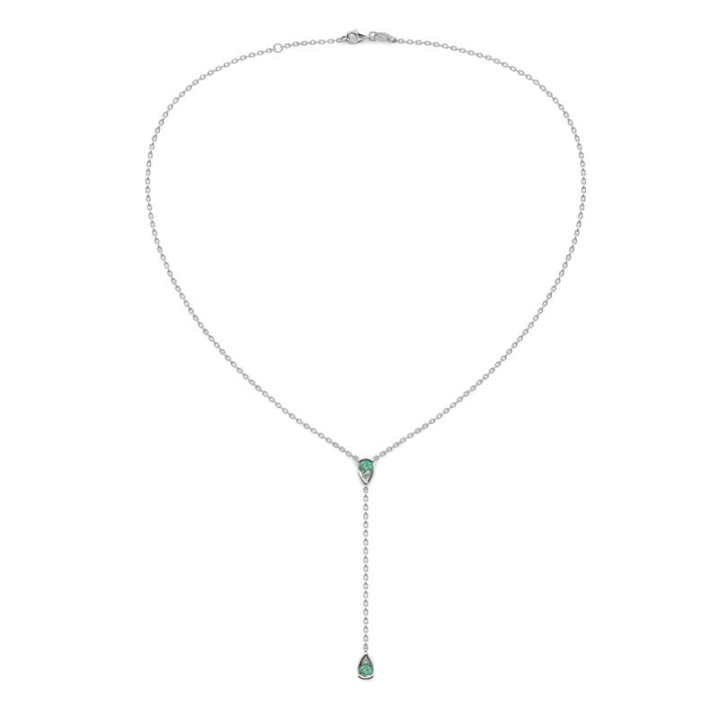 Twila 0.44 ctw Lab Created Alexandrite (3.50 mm) Women Lariat Necklace 