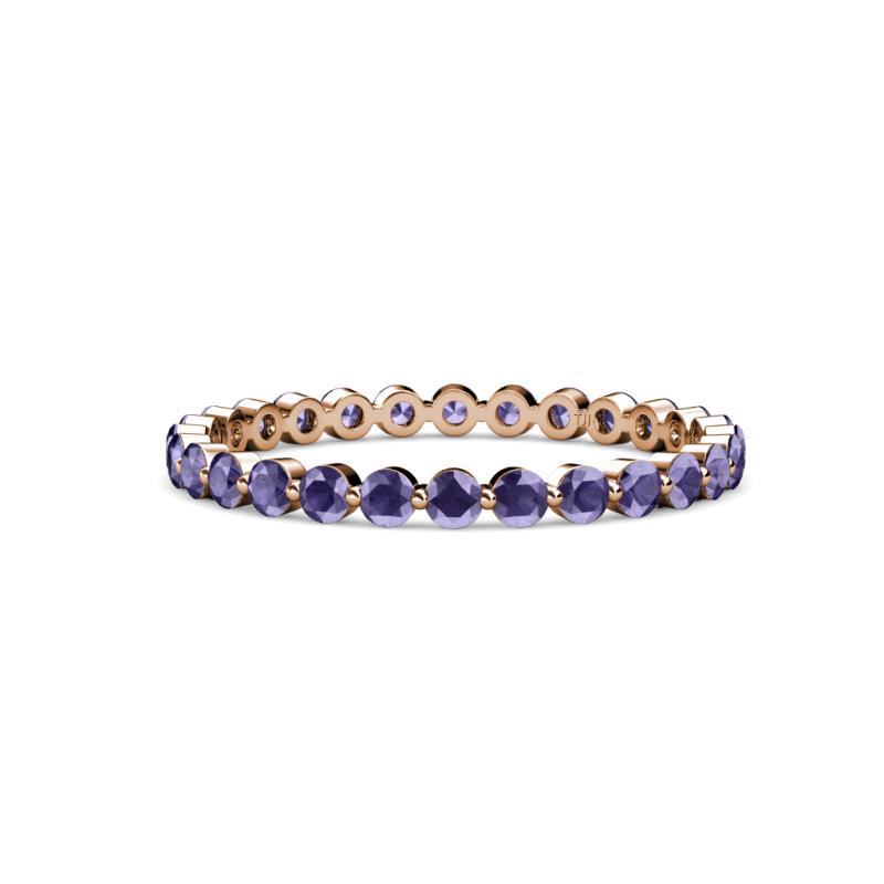 Valerie 2.40 mm Iolite Eternity Band 