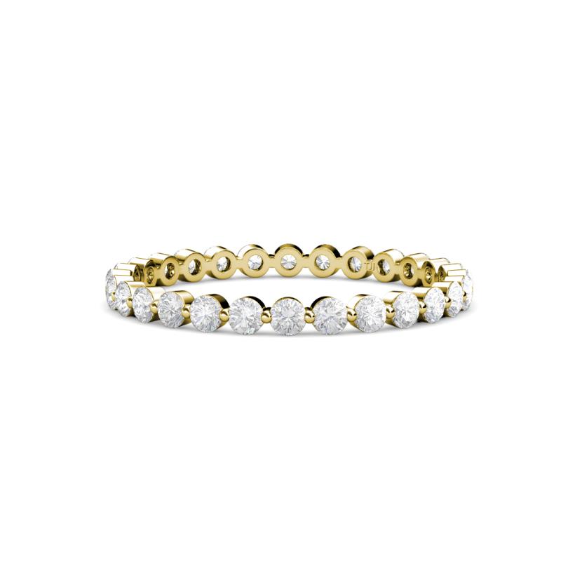 Valerie 2.40 mm White Sapphire Eternity Band 