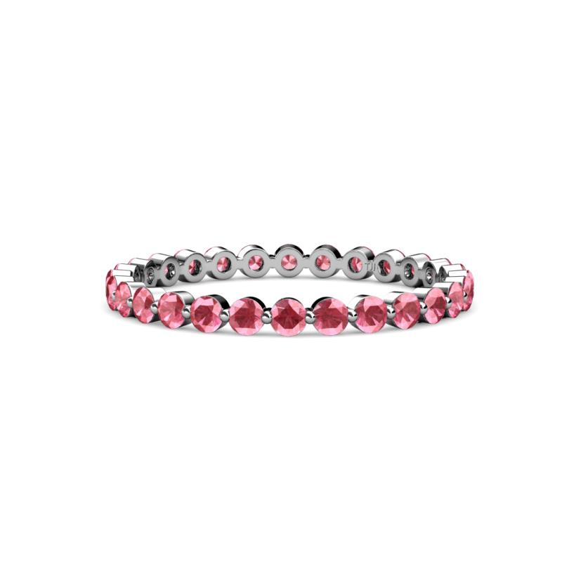 Valerie 2.40 mm Pink Tourmaline Eternity Band 