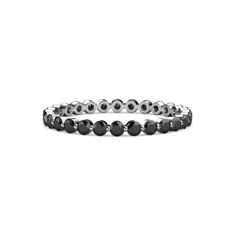 Valerie 2.40 mm Black Diamond Eternity Band 
