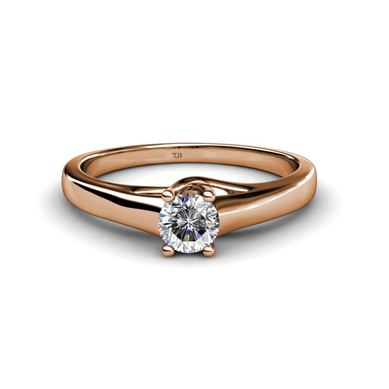 Nixie 0.50 ct IGI Lab Grown Diamond Round (5.00 mm) Solitaire Engagement Ring  