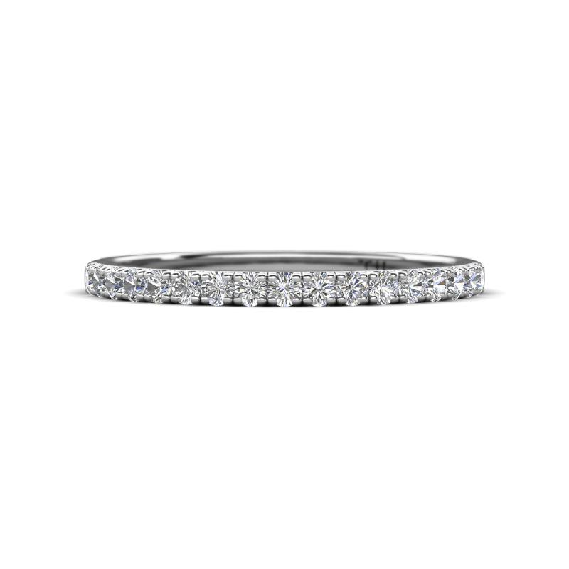 Aurin 0.43 ctw Round Lab Grown Diamond Prong Set Wedding Band 