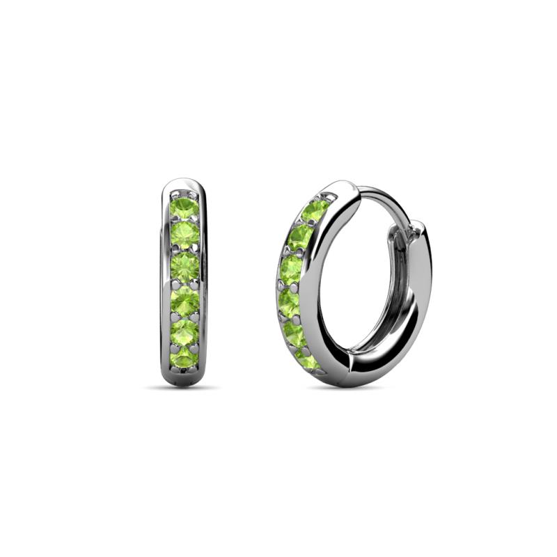 Cianna Petite Peridot Hoop Earrings 