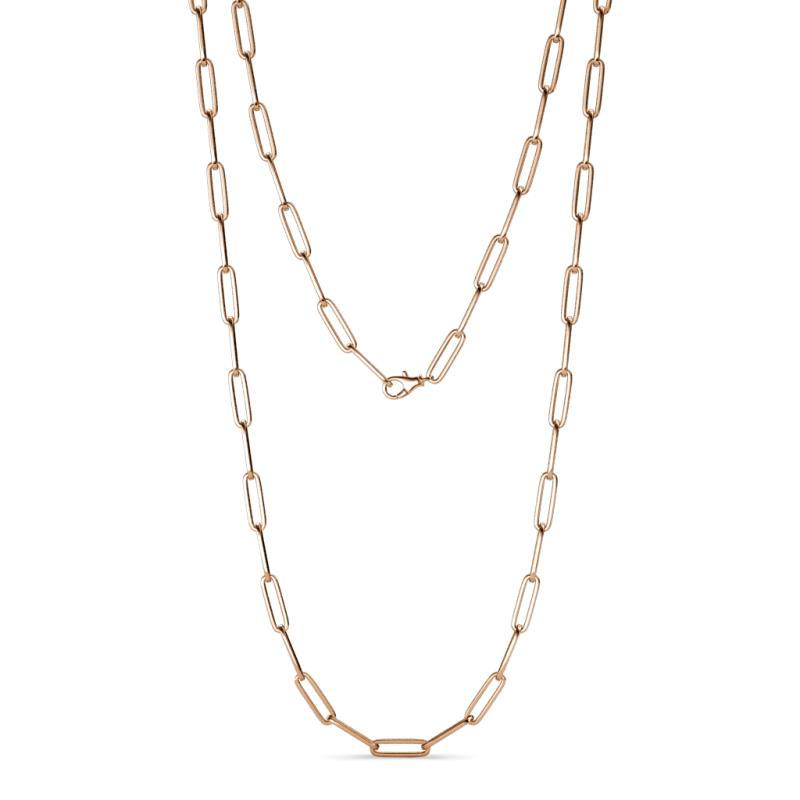 Sandra Medium Rectangle (14.00 x 4.20 mm) Light Weight Paperclip Chain Necklace 