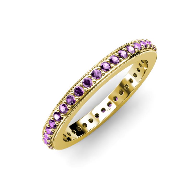 Caitlin Amethyst Eternity Band 