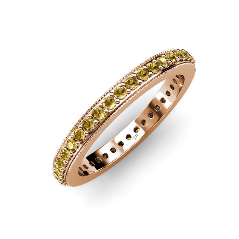 Caitlin Citrine Eternity Band 