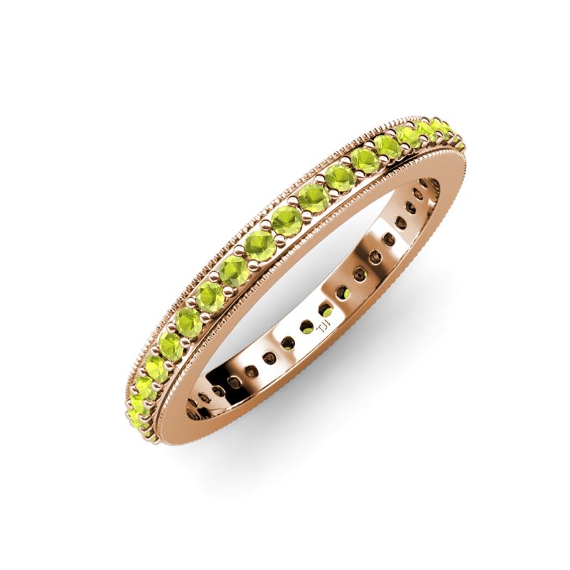 Caitlin Peridot Eternity Band 