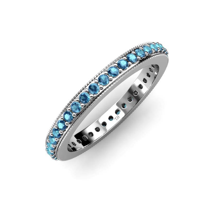 Caitlin Blue Diamond Eternity Band 
