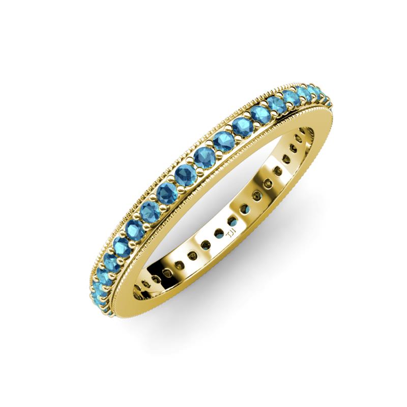 Caitlin Blue Diamond Eternity Band 