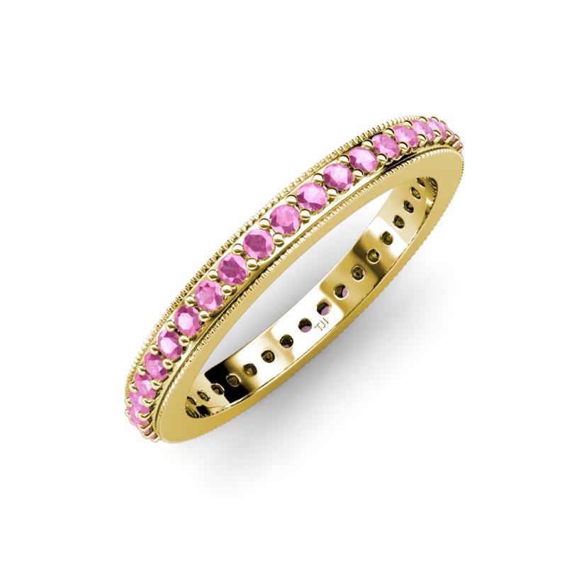 Caitlin Pink Sapphire Eternity Band 