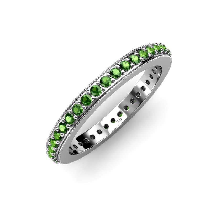 Caitlin Green Garnet Eternity Band 
