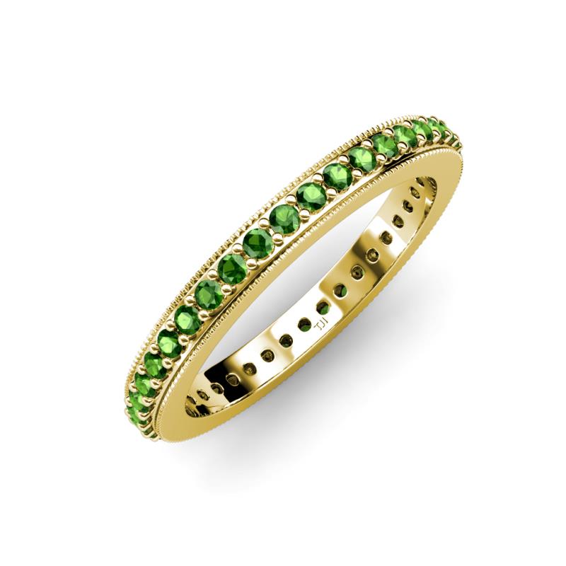 Caitlin Green Garnet Eternity Band 
