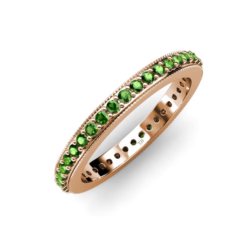 Caitlin Green Garnet Eternity Band 